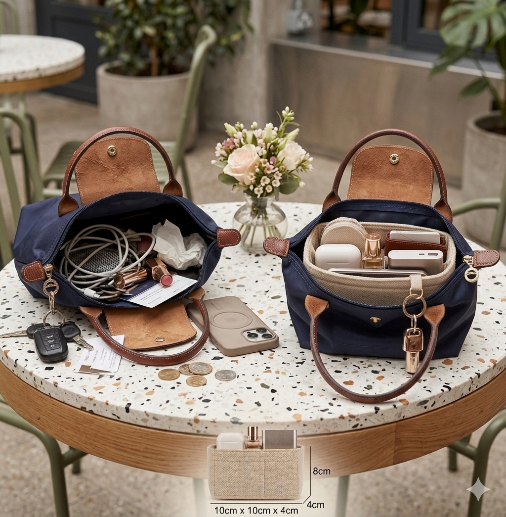 Organisateur de sacs pour Longchamp ou Petit sac