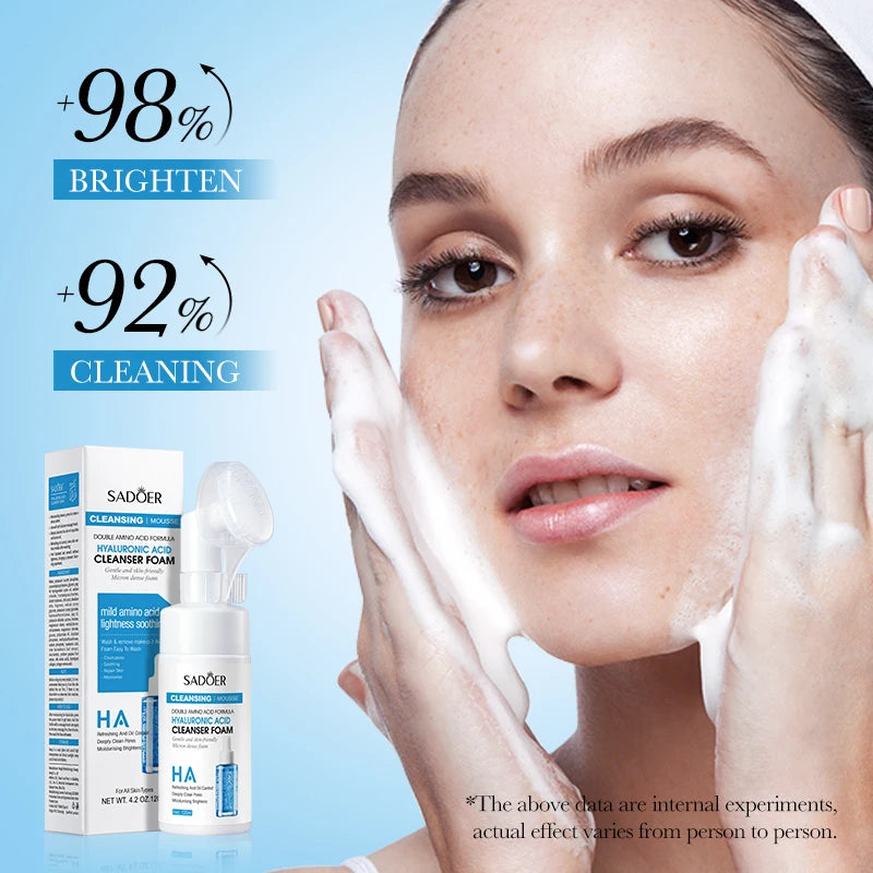 Nettoyant pour le visage Mousse Produits hydratants pour la peau