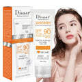 Crème solaire pour le visage et corps imperméable SPF 90+UV Crème solaire  Crème de protection anti-soleil pour le visage